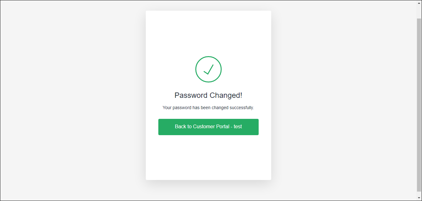 Password Changed