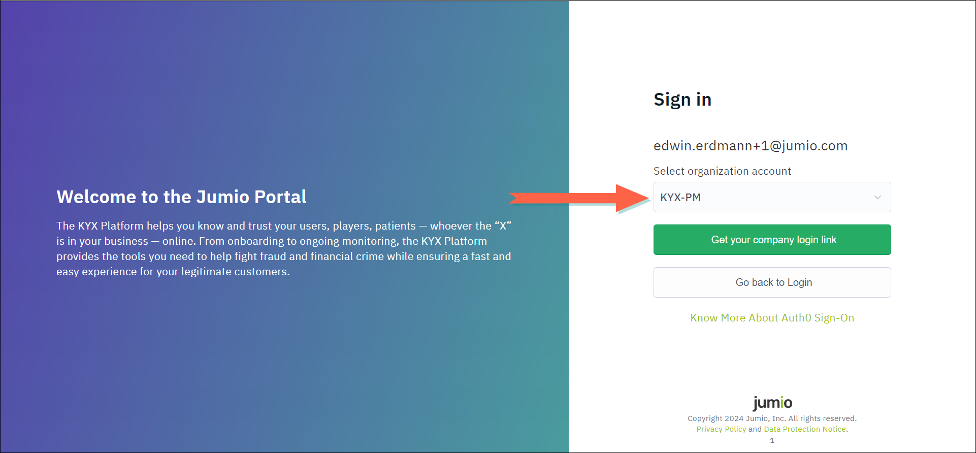 Select Tenant